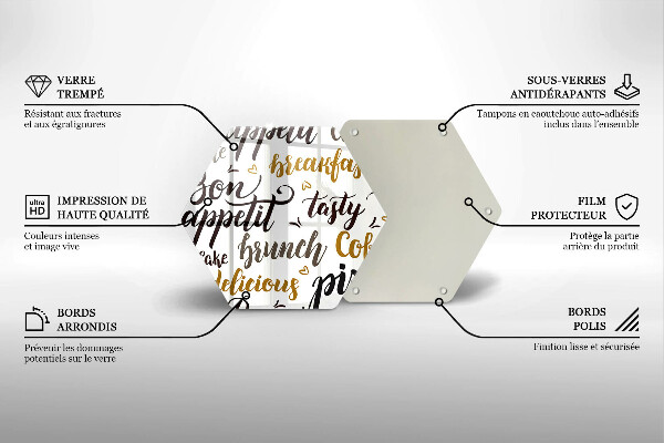 Cache plaque de cuisson Bon appétit sous-titres