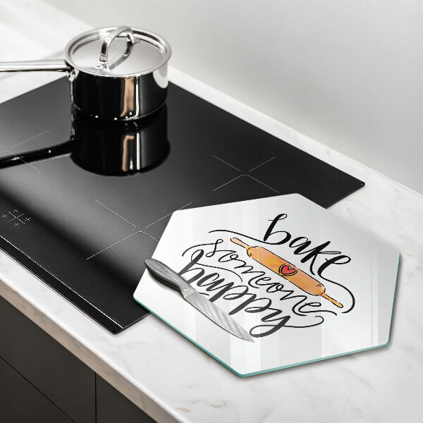 Cache plaque de cuisson Faire cuire quelqu'un de heureux