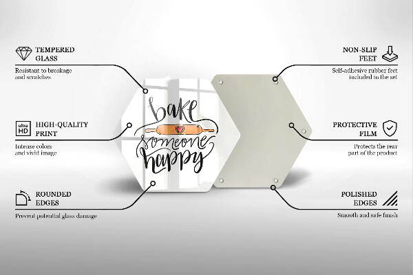 Cache plaque de cuisson Faire cuire quelqu'un de heureux