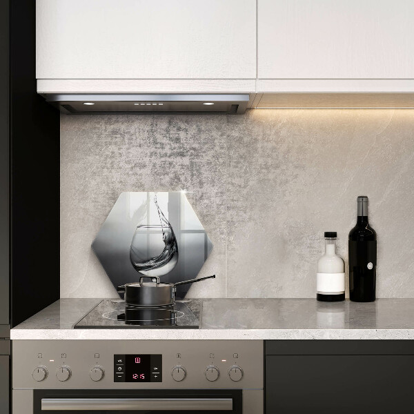 Protection plaque induction Un verre d'eau