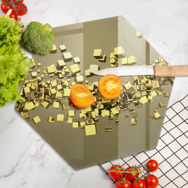 Cache plaque de cuisson Géométrie 3D abstraite