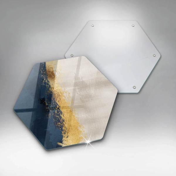 Cache plaque de cuisson Abstraction de l'or