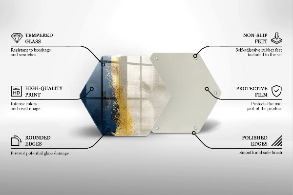 Cache plaque de cuisson Abstraction de l'or