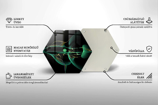 Cache plaque de cuisson Abstraction moderne
