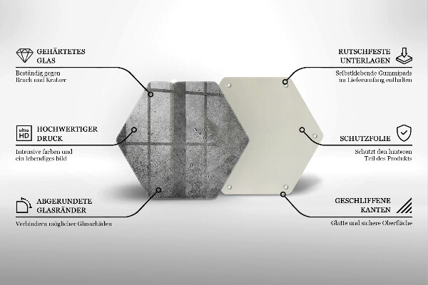 Cache plaque de cuisson Texture de pierre en béton