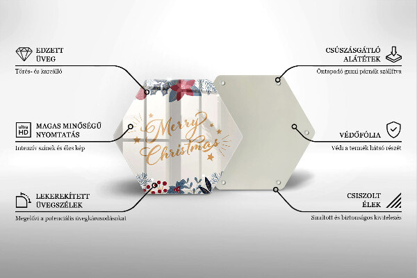 Protection plaque induction Merry Christmas