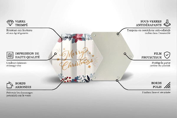 Protection plaque induction Merry Christmas