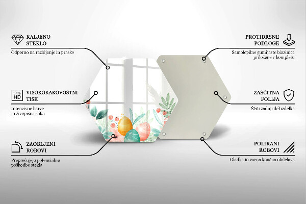 Cache plaque de cuisson œufs de Pâques