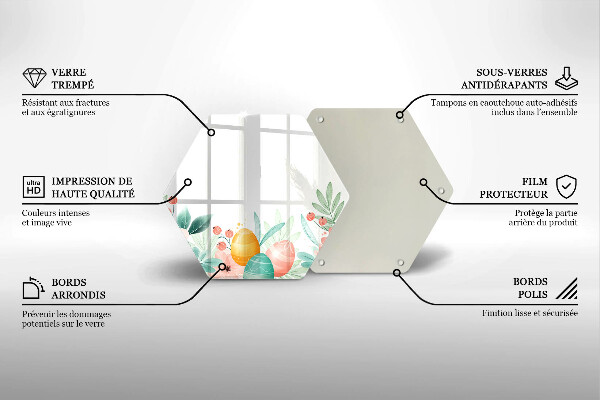 Cache plaque de cuisson œufs de Pâques