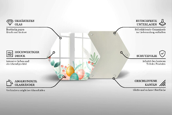Cache plaque de cuisson œufs de Pâques