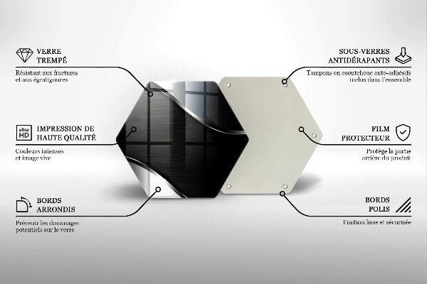 Cache plaque de cuisson Abstraction du métal