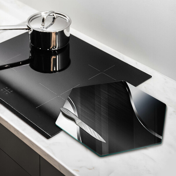 Cache plaque de cuisson Abstraction du métal