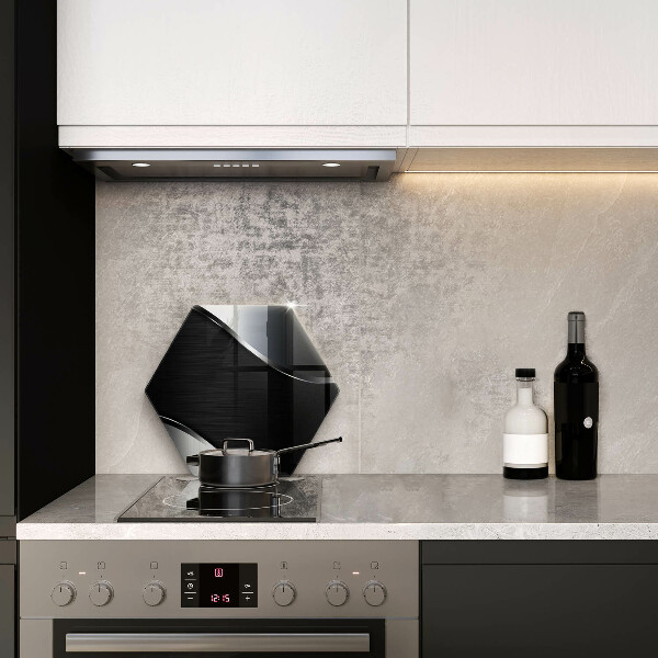 Cache plaque de cuisson Abstraction du métal