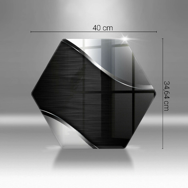 Cache plaque de cuisson Abstraction du métal