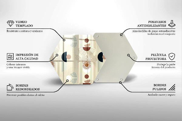 Cache plaque de cuisson Formes géométriques bohèmes