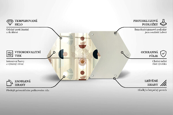 Cache plaque de cuisson Formes géométriques bohèmes