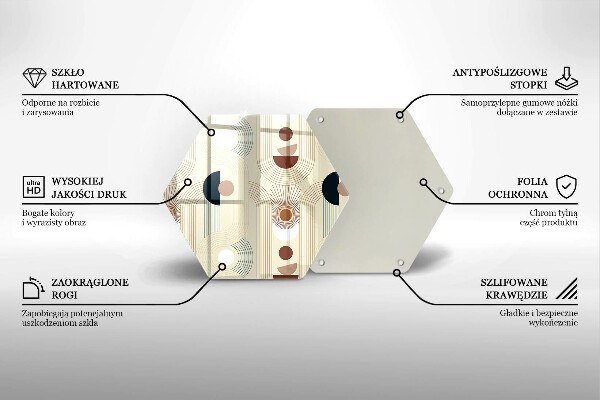 Cache plaque de cuisson Formes géométriques bohèmes