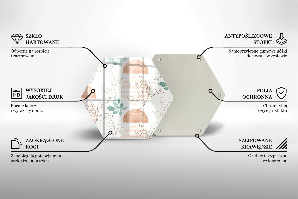 Cache plaque de cuisson Modèle de feuilles de bohème