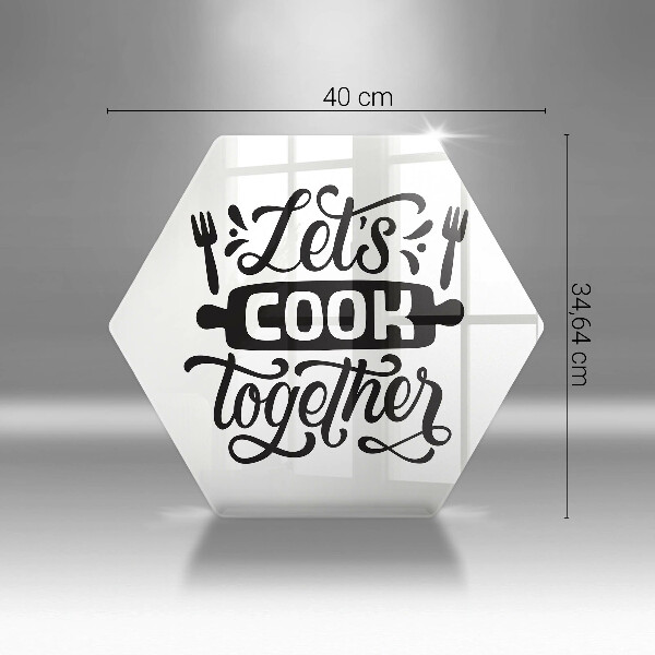 Cache plaque de cuisson Let's cook together