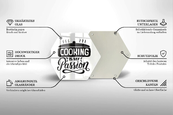 Cache plaque de cuisson La cuisine est ma passion