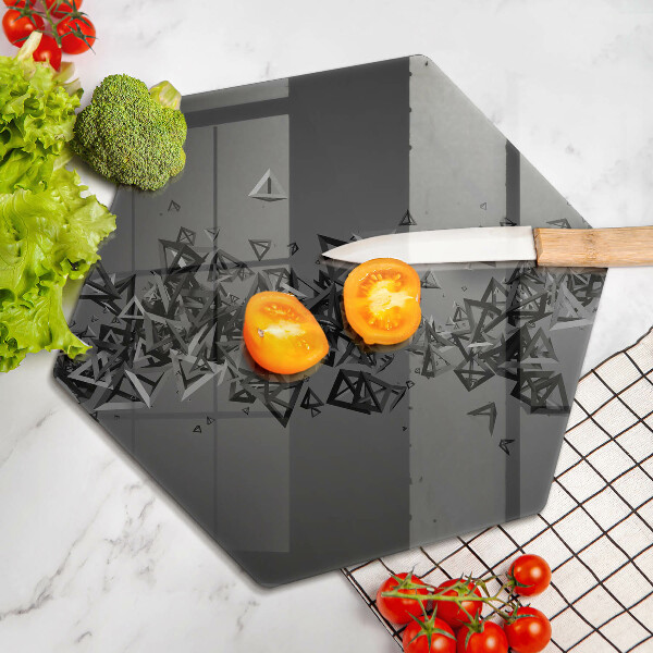 Cache plaque de cuisson Formes 3D abstraites