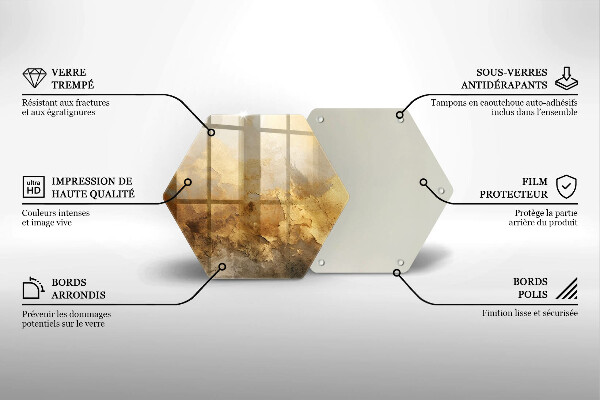 Protège plaque de cuisson Texture riche