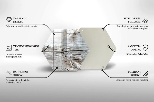 Protège plaque de cuisson Structure en bois clair