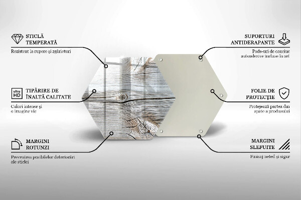 Protège plaque de cuisson Structure en bois clair