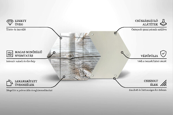Protège plaque de cuisson Structure en bois clair