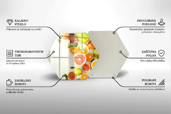 Protège plaque de cuisson Les agrumes