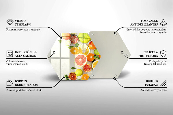 Protège plaque de cuisson Les agrumes