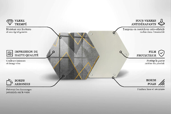 Protège plaque de cuisson Formes pointues