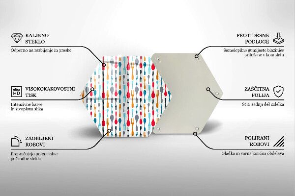 Protège plaque de cuisson Illustration de cuillère