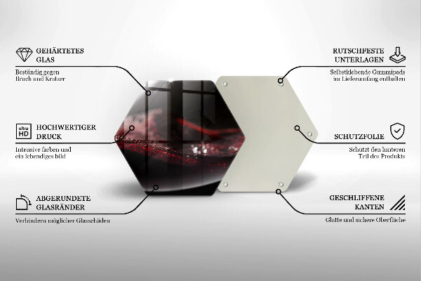 Protège plaque de cuisson Vin rouge dans un verre