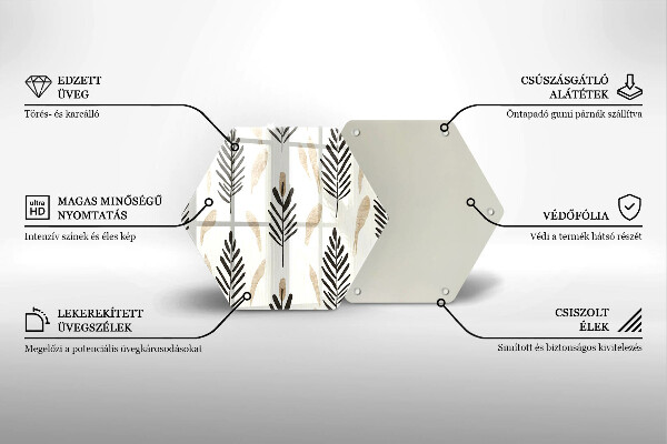 Protège plaque de cuisson Plantes bohèmes