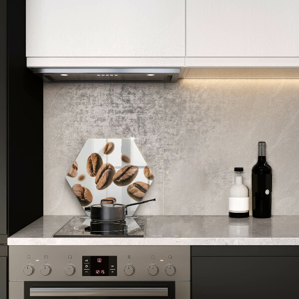 Protège plaque de cuisson Grains de café