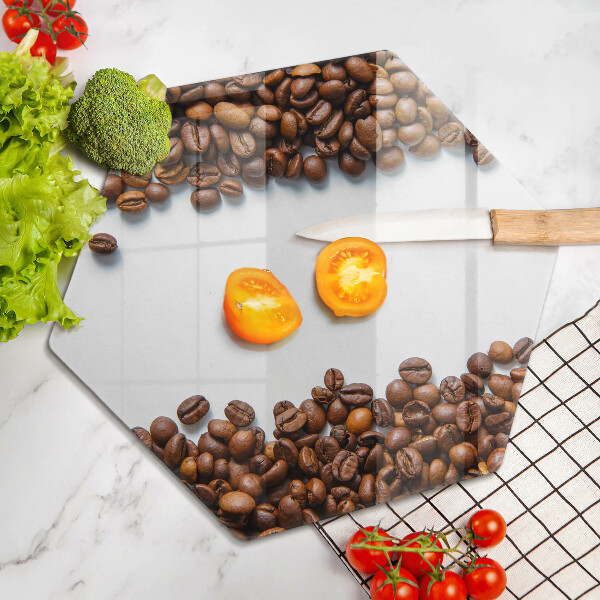 Protège plaque de cuisson Grains de café