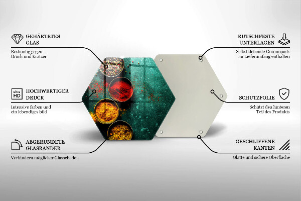 Protège plaque de cuisson Épices orientales