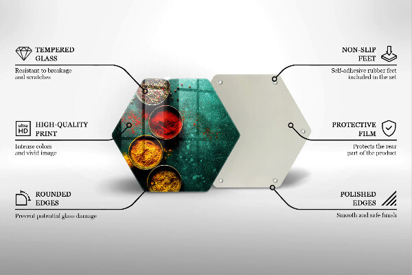 Protège plaque de cuisson Épices orientales