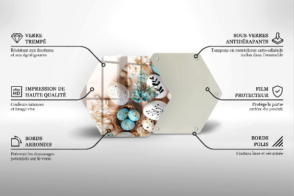 Protège plaque de cuisson Décorations de Pâques