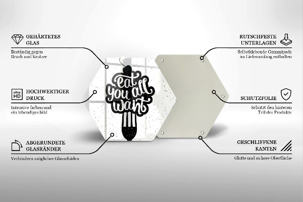 Protège plaque de cuisson Eat all you want