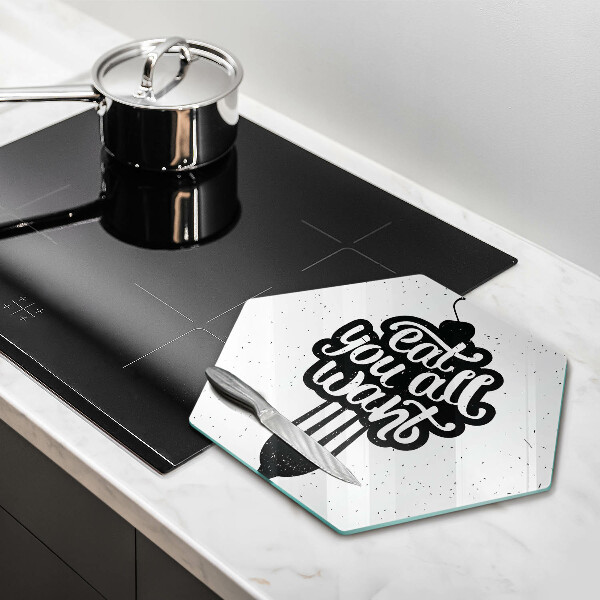 Protège plaque de cuisson Eat all you want