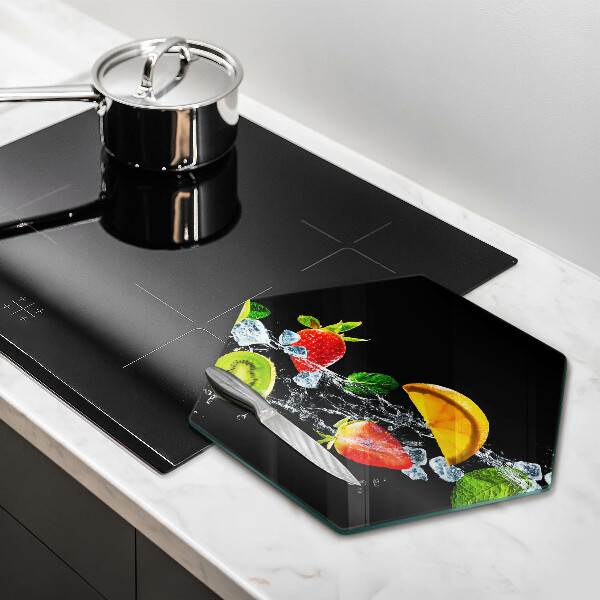 Protège plaque de cuisson Fruits dans l'eau