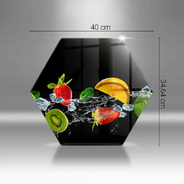 Protège plaque de cuisson Fruits dans l'eau