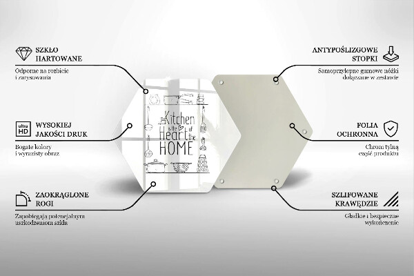 Protège plaque de cuisson Inscription phrase