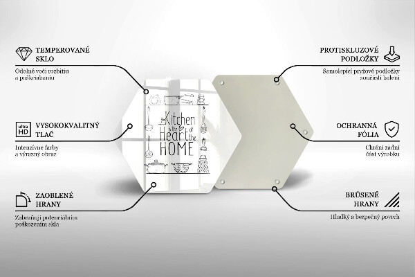 Protège plaque de cuisson Inscription phrase