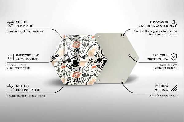 Protège plaque de cuisson Motif de cuisine de dessin animé