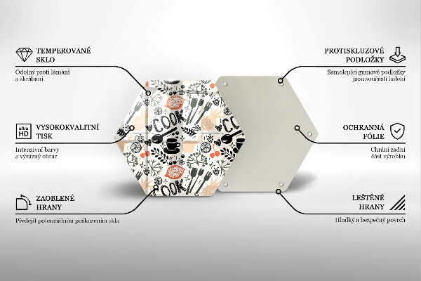 Protège plaque de cuisson Motif de cuisine de dessin animé