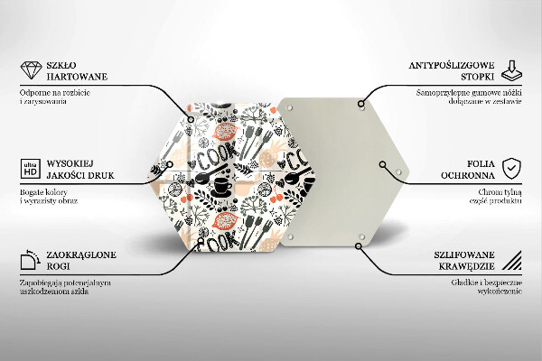 Protège plaque de cuisson Motif de cuisine de dessin animé