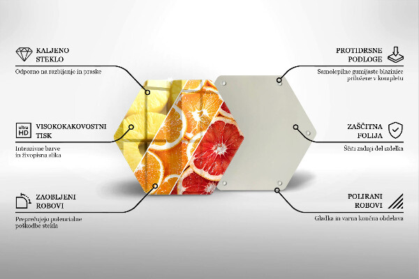 Protège plaque de cuisson Fruits colorés